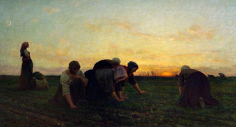 Jules Breton The Weeders, oil on canvas painting by Metropolitan Museum of Art china oil painting image